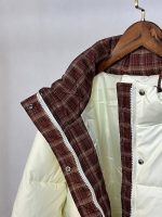 کاپشن پفکی طرح چرم داخل پشم شیشه کد:0034 - تصویر 4