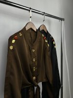 شومیز کراپی Schiaparelli کد:0063 - تصویر 4