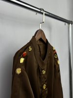 شومیز کراپی Schiaparelli کد:0063 - تصویر 5